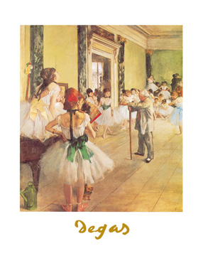 Reprodukce - Impresionismus - La classe de danse, Edgar Degas