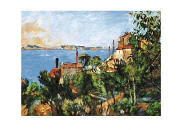 Reprodukce - Impresionismus - La mer a l´Estaque, Paul Cézanne