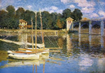 Reprodukce - Impresionismus - Le pont d´Argenteuil, Claude Monet