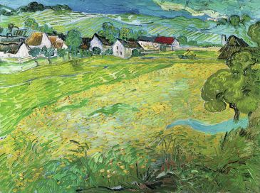 Reprodukce - Impresionismus - Sonnige Wiese bei Auvers, 1890, Vincent van Gogh