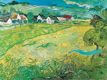 Reprodukce - Impresionismus - Sonnige Wiese bei Auvers, 1890, Vincent van Gogh