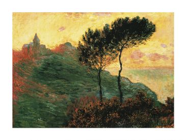 Reprodukce - Impresionismus - The Church at Varengeville, Claude Monet