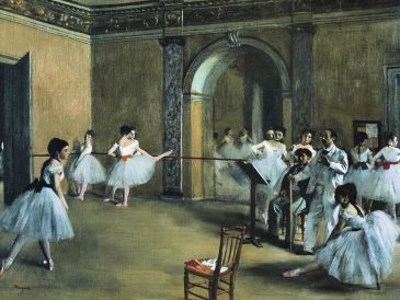 Reprodukce - Impresionismus - The Dance Foyer at the Opera, Edgar Degas