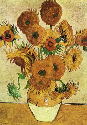 Reprodukce - Impresionismus - Vaso di girasoli, Vincent van Gogh