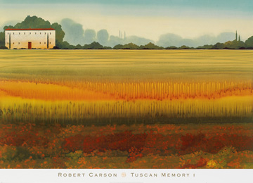 Reprodukce - Krajiny - Tuscan Memory I, Robert Carson