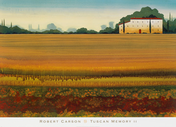Reprodukce - Krajiny - Tuscan Memory II, Robert Carson
