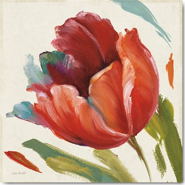Reprodukce - Květiny - Dancing Colors II, Lisa Audit