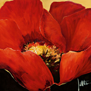 Reprodukce - Květiny - Red Beauty II, Jettie Roseboom