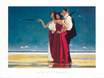 Reprodukce - Lidé - The Missing Man I, Jack Vettriano