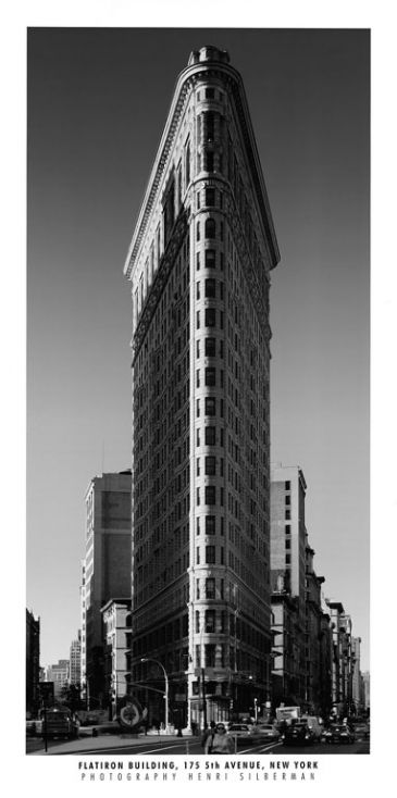 Reprodukce - Město - Flatiron Building, Henri Silberman