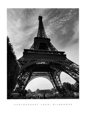 Reprodukce - Město - La Tour Eiffel, Paris, Henri Silberman