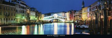 Reprodukce - Město - Rialto Bridge, Venice, John Lawrence
