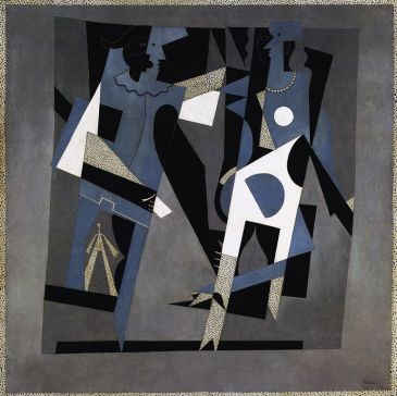 Reprodukce - Modernismus - Arlequin et Femme au Collier, Pablo Picasso