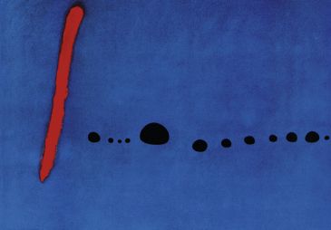 Reprodukce - Modernismus - Bleu II, Joan Miró