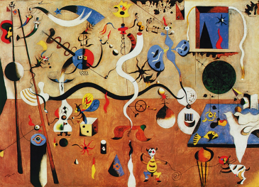 Reprodukce - Modernismus - Il carnevale d´Arlecchino, Joan Miró