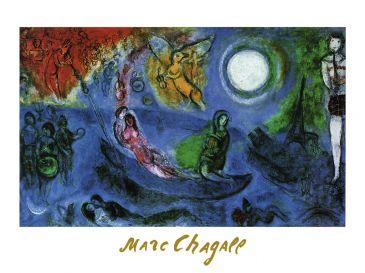 Reprodukce - Modernismus - Il concerto, 1957, Marc Chagall