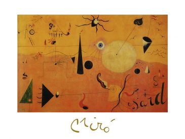 Reprodukce - Modernismus - Paysage Catalan, Joan Miró