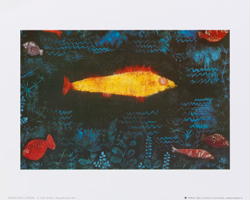 Reprodukce - Modernismus - The golden fish, 1925, Paul Klee