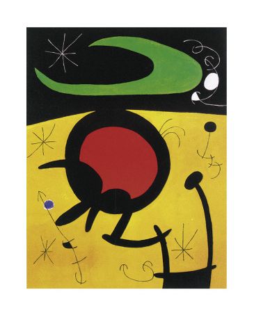 Reprodukce - Modernismus - Vuelo de pajaros, Joan Miró