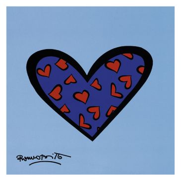 Reprodukce - Pop a op art - Blue About You, Romero Britto