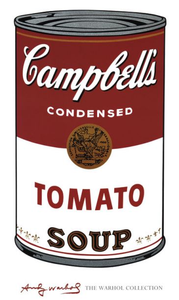 Reprodukce - Pop a op art - Campbell's Soup I, Andy Warhol
