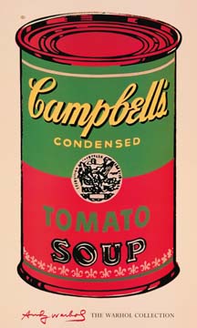 Reprodukce - Pop a op art - Campbell's Soup V, Andy Warhol