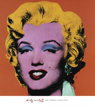 Reprodukce - Pop a op art - Shot-Orange Marilyn, Andy Warhol