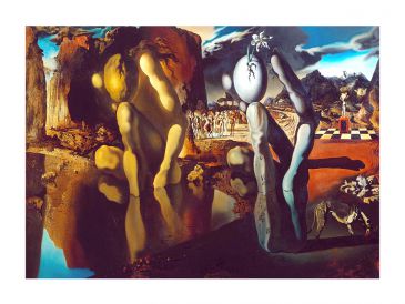 Reprodukce - Surrealismus - La metamorfosi di narciso, Salvador Dali