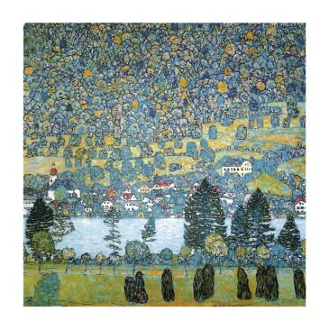 Secese - Pendio montano a Unterach, Gustav Klimt
