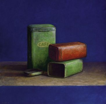 Zátiší - Tin Boxes II, Jos Van Riswick